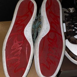 Christian LouBoutin Python Inferno Red Bottoms